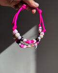 Kralen met touw ketting