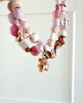 Sjaal met kralen ketting